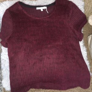 Lagi Nadeau nice faux fur top women’s xs EUC